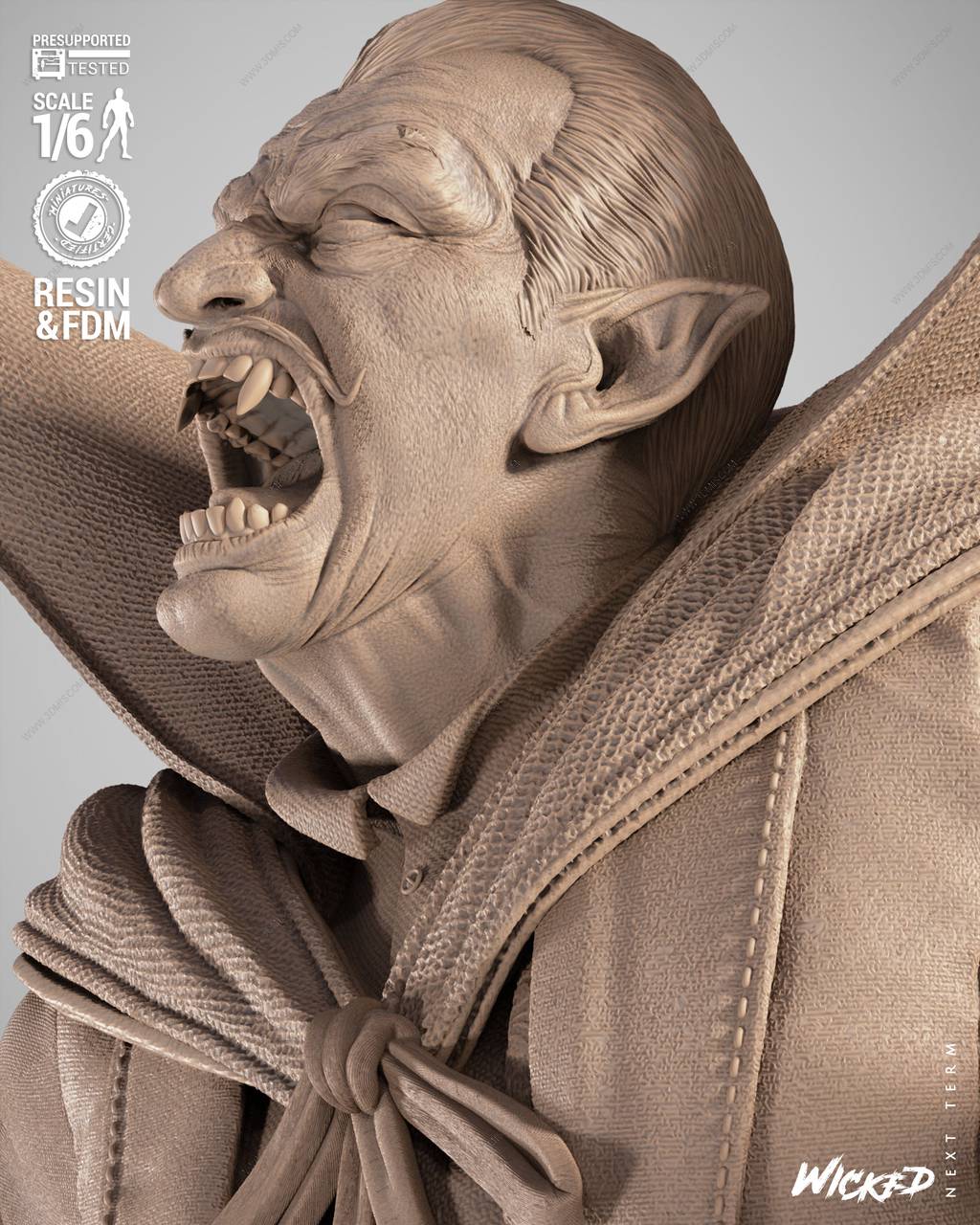 P站图纸印象馆 3DWicked 漫威 德古拉 3DWicked 漫威 德古拉