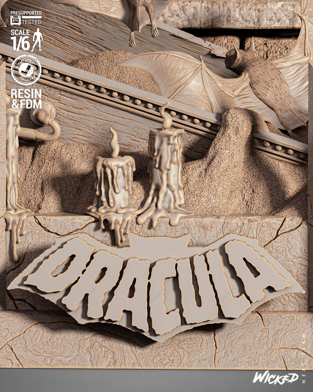 P站图纸印象馆 3DWicked 漫威 德古拉 3DWicked 漫威 德古拉