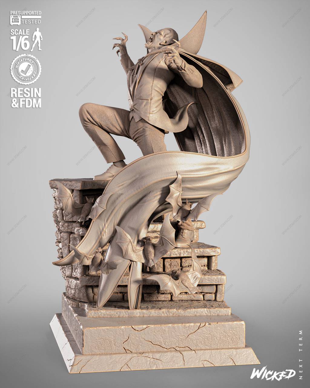 P站图纸印象馆 3DWicked 漫威 德古拉 3DWicked 漫威 德古拉