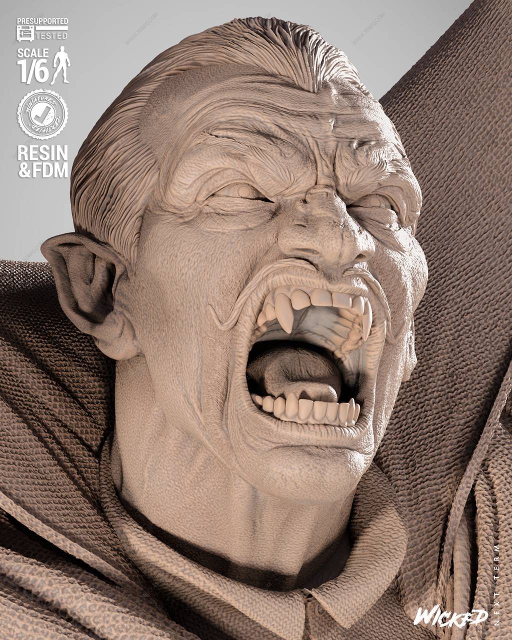 P站图纸印象馆 3DWicked 漫威 德古拉 3DWicked 漫威 德古拉