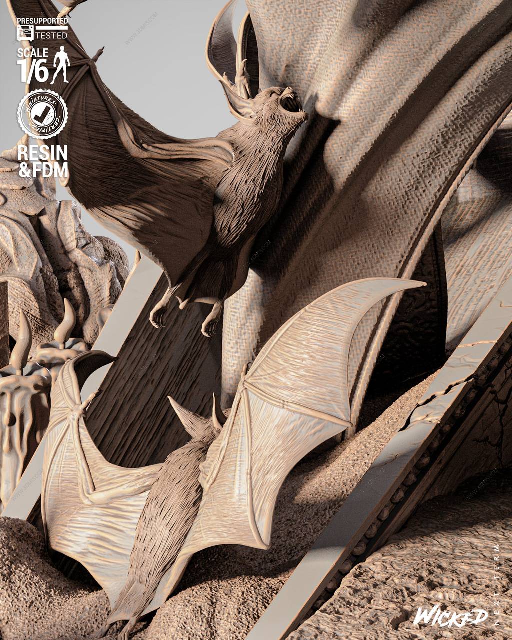 P站图纸印象馆 3DWicked 漫威 德古拉 3DWicked 漫威 德古拉