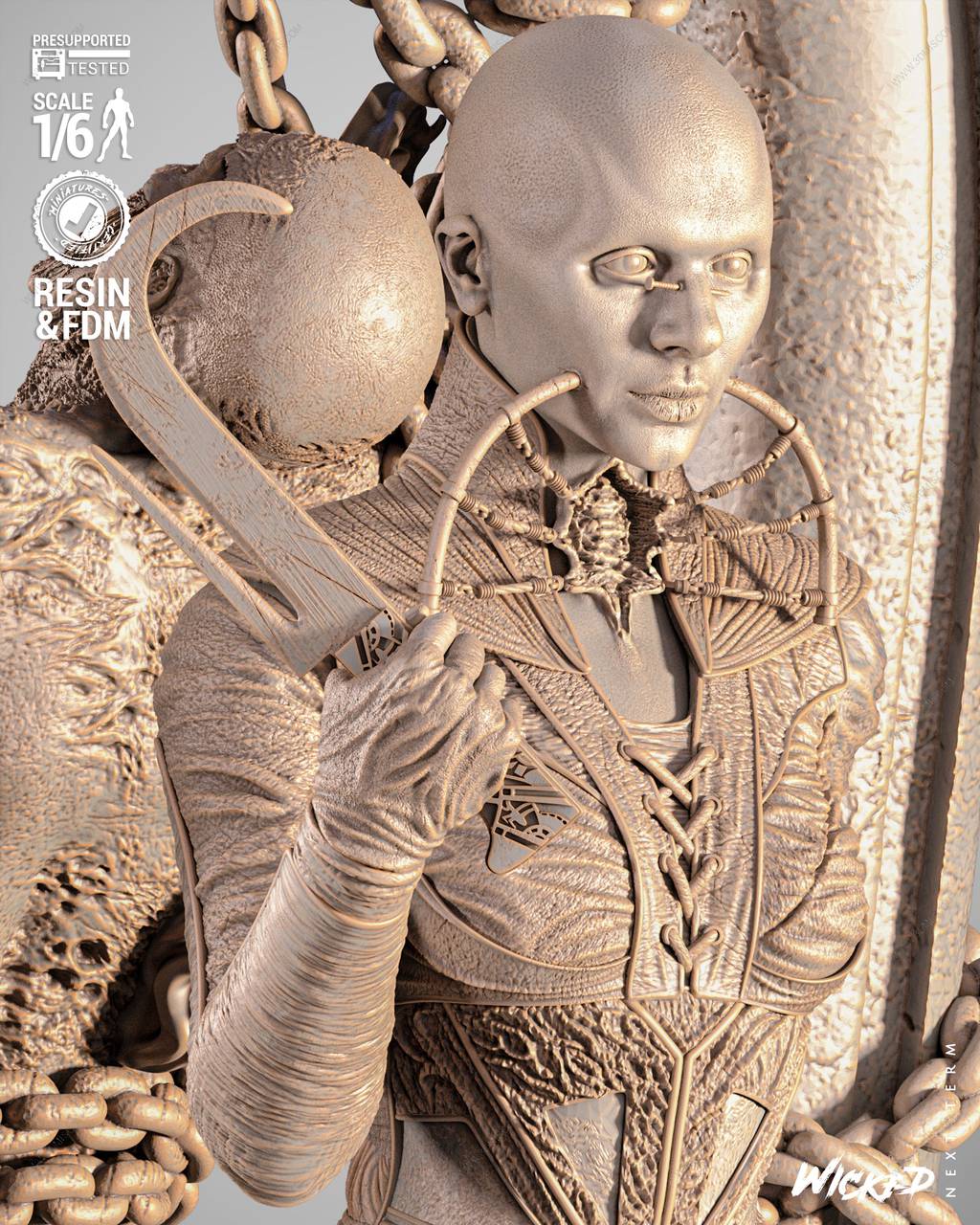 P站图纸印象馆 3DWicked 养鬼吃人 女修士 3DWicked 养鬼吃人 女修士