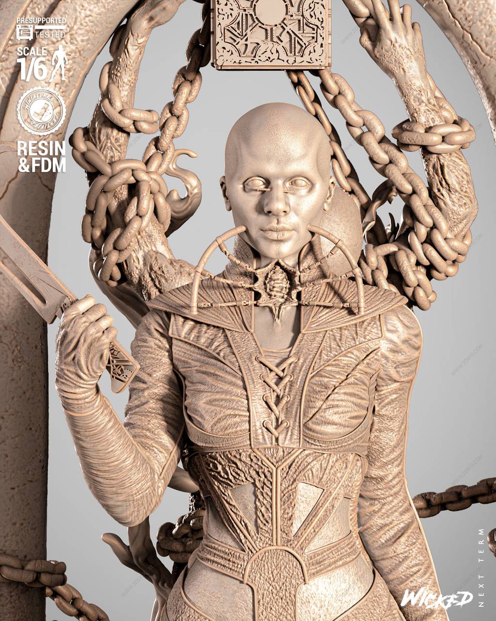 P站图纸印象馆 3DWicked 养鬼吃人 女修士 3DWicked 养鬼吃人 女修士