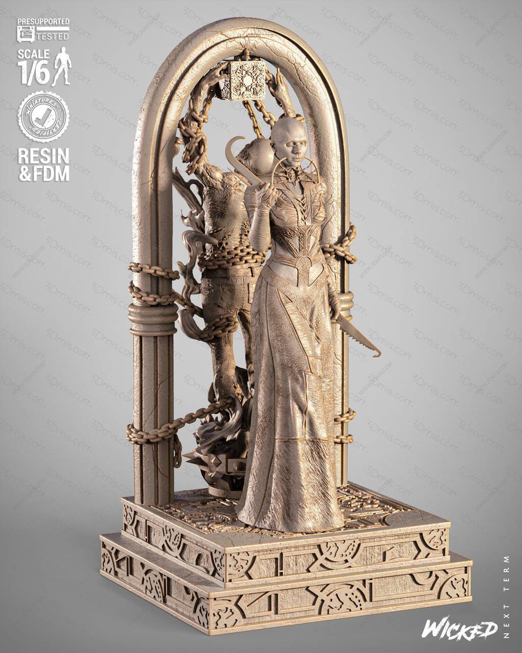 P站图纸印象馆 3DWicked 养鬼吃人 女修士 3DWicked 养鬼吃人 女修士