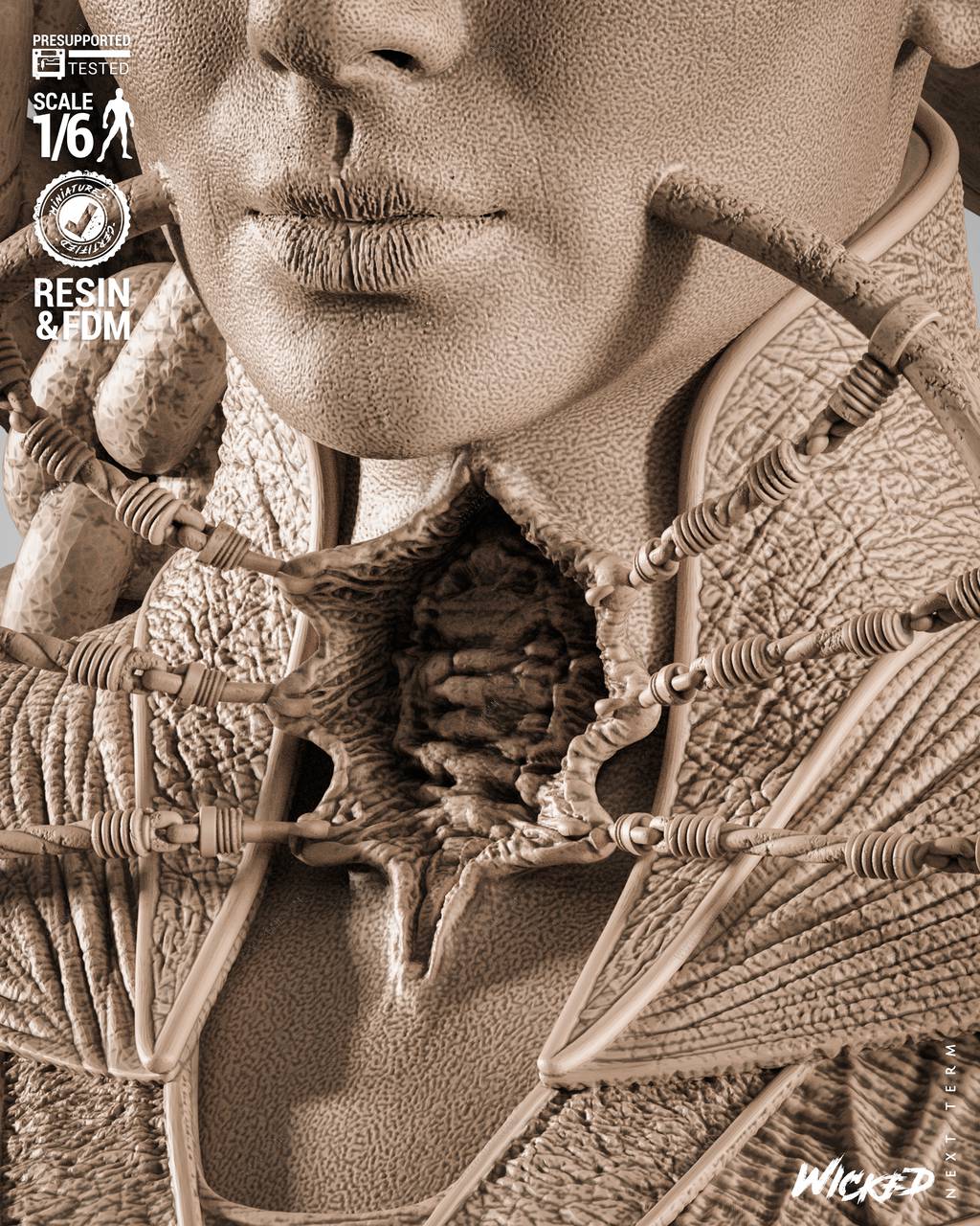 P站图纸印象馆 3DWicked 养鬼吃人 女修士 3DWicked 养鬼吃人 女修士