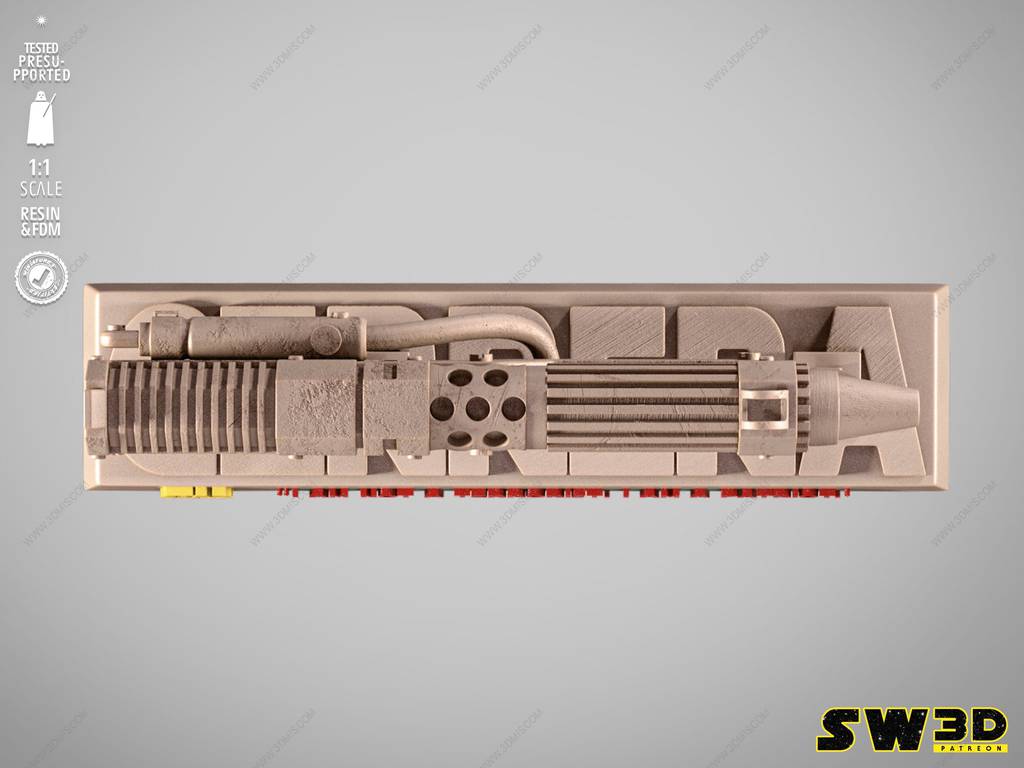 P站图纸印象馆 SW3D 星球大战 索·格雷拉的爆能枪 SW3D 星球大战 索·格雷拉的爆能枪
