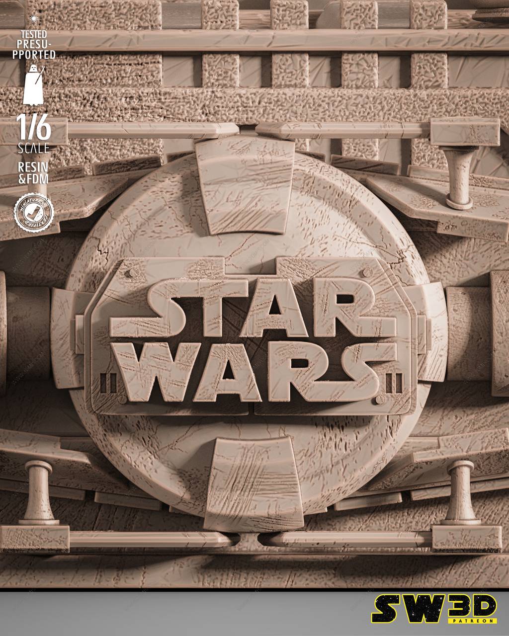 P站图纸印象馆 SW3D 星球大战 大审判官 SW3D 星球大战 大审判官