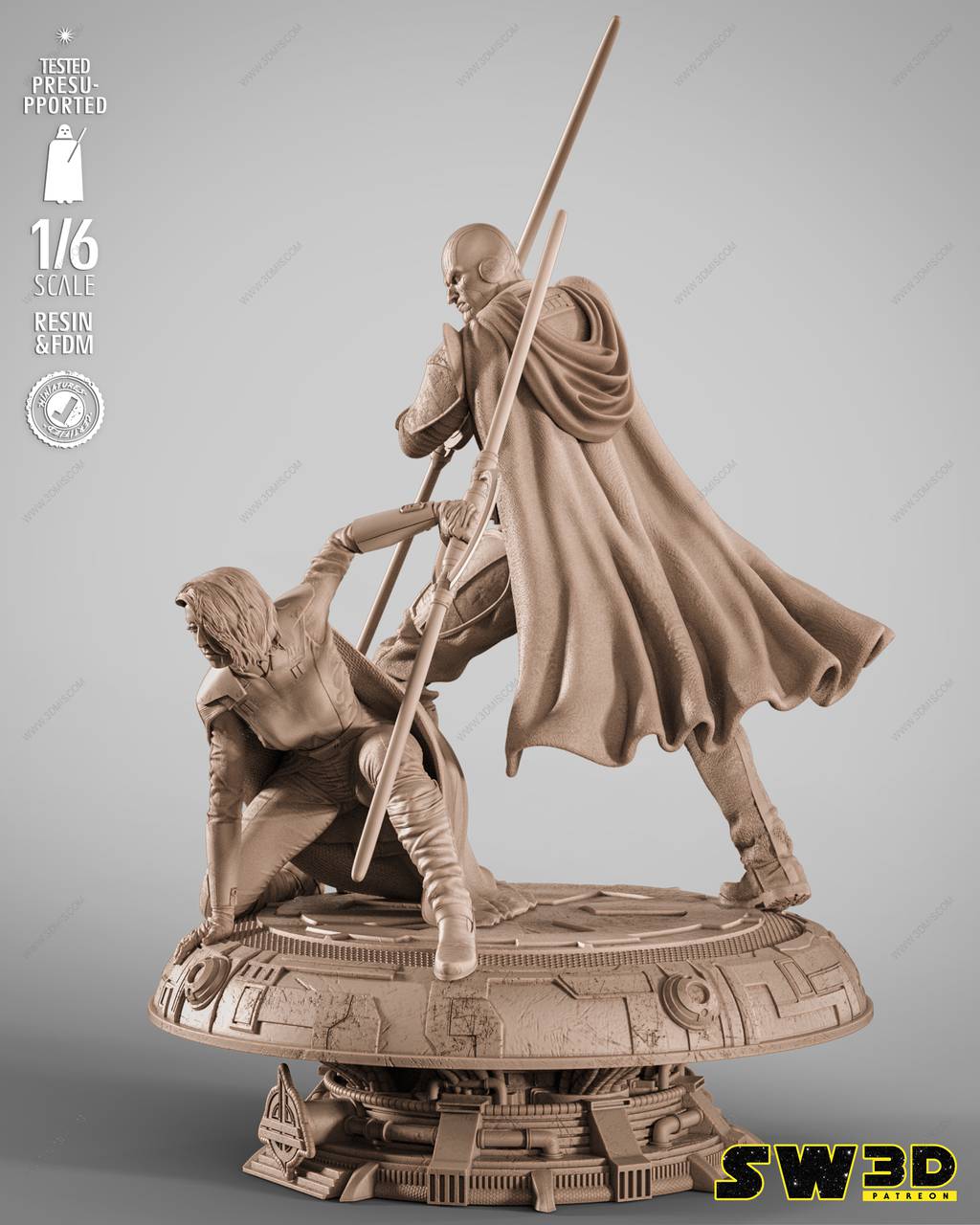 P站图纸印象馆 SW3D 星球大战 大审判官和第二审判官 SW3D 星球大战 大审判官和第二审判官