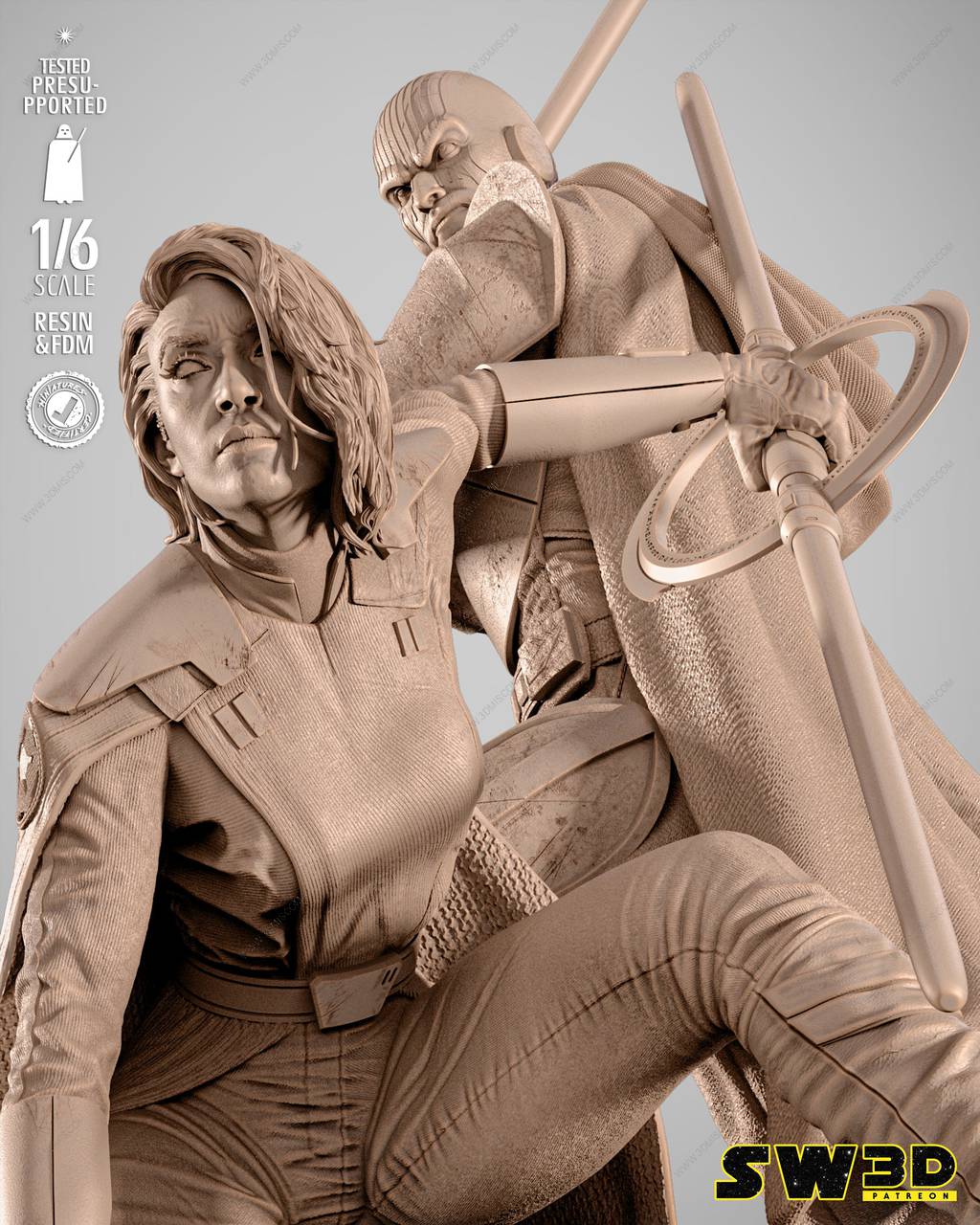 P站图纸印象馆 SW3D 星球大战 大审判官和第二审判官 SW3D 星球大战 大审判官和第二审判官