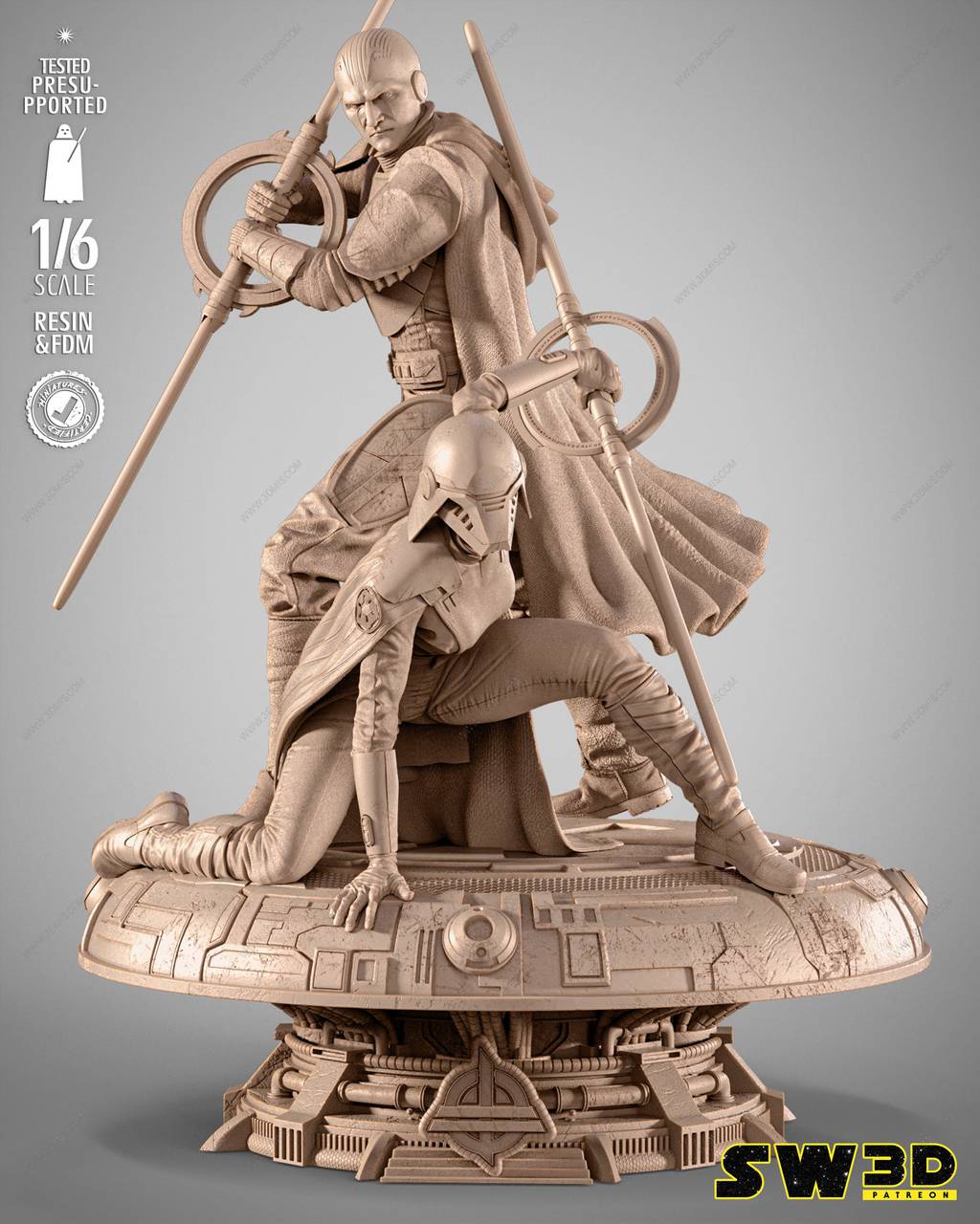 P站图纸印象馆 SW3D 星球大战 大审判官和第二审判官 SW3D 星球大战 大审判官和第二审判官