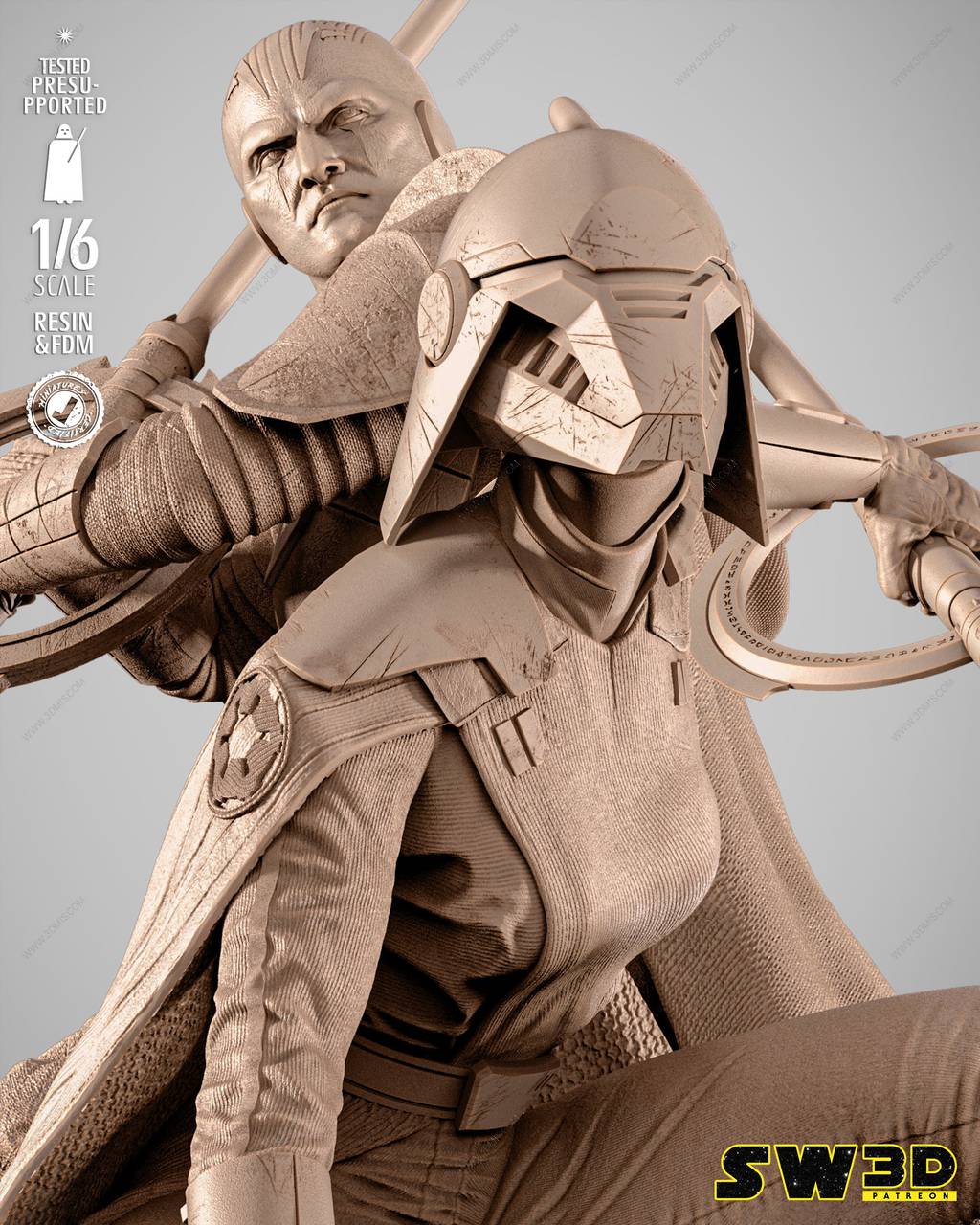 P站图纸印象馆 SW3D 星球大战 大审判官和第二审判官 SW3D 星球大战 大审判官和第二审判官