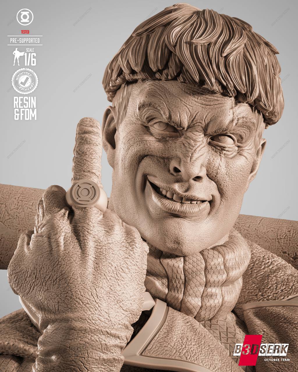 P站图纸印象馆 B3DSERK DC漫画 盖·加德纳 B3DSERK DC漫画 盖·加德纳