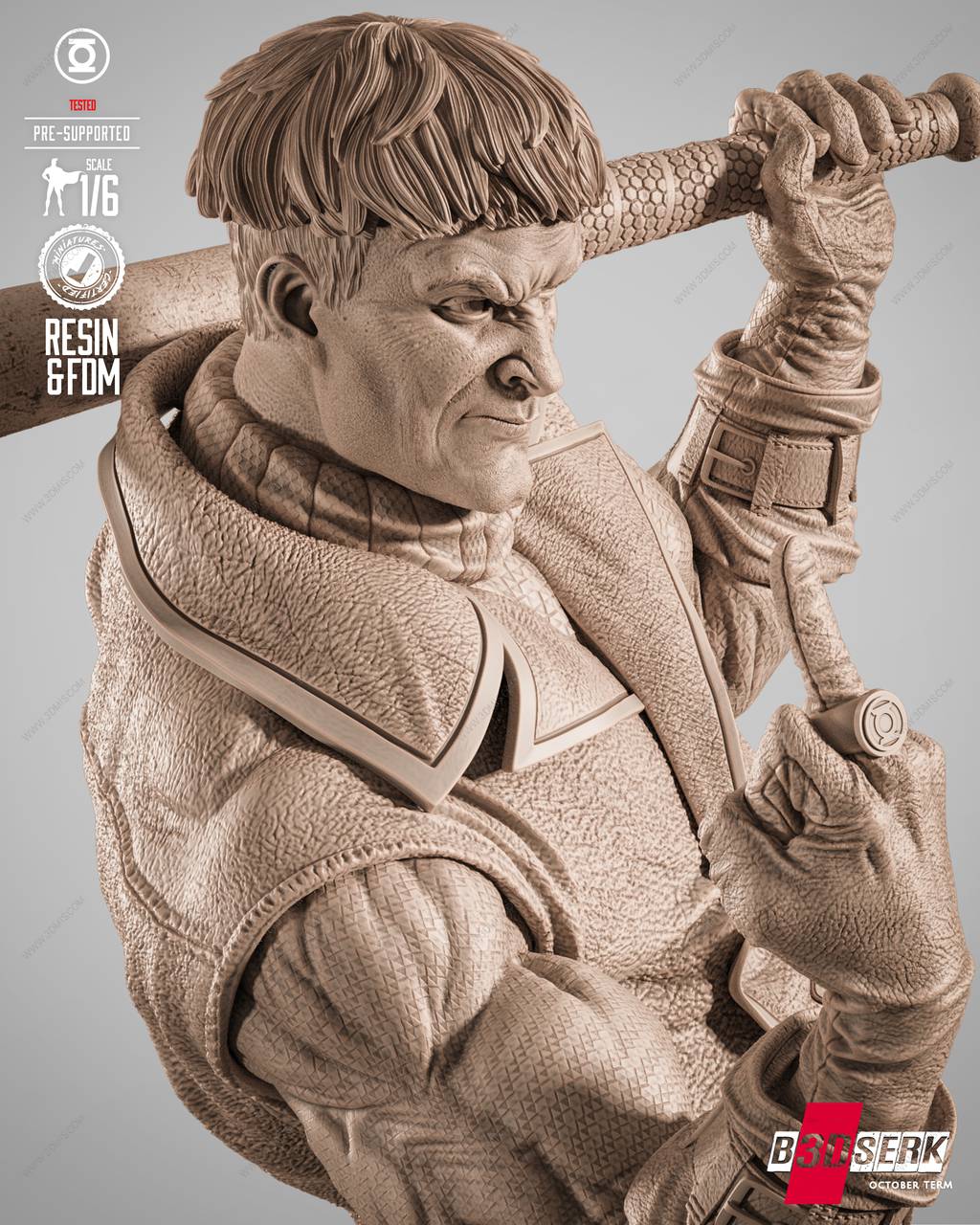 P站图纸印象馆 B3DSERK DC漫画 盖·加德纳 B3DSERK DC漫画 盖·加德纳