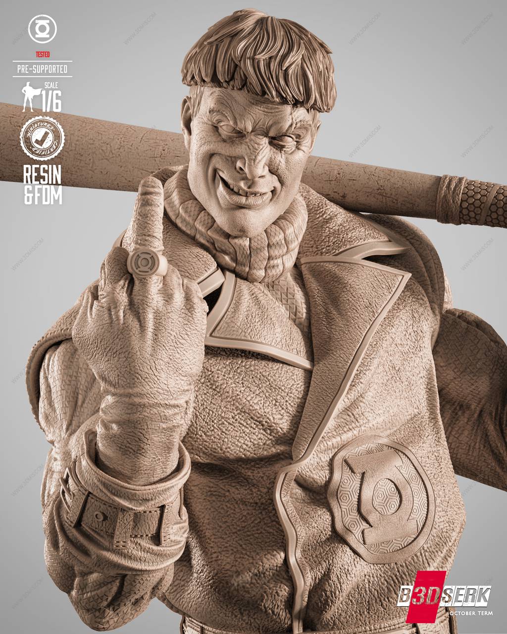 P站图纸印象馆 B3DSERK DC漫画 盖·加德纳 B3DSERK DC漫画 盖·加德纳