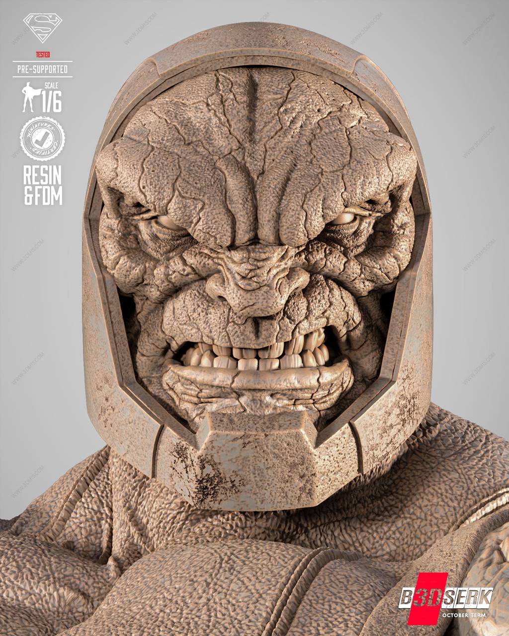 P站图纸印象馆 B3DSERK DC漫画 达克赛德 B3DSERK DC漫画 达克赛德