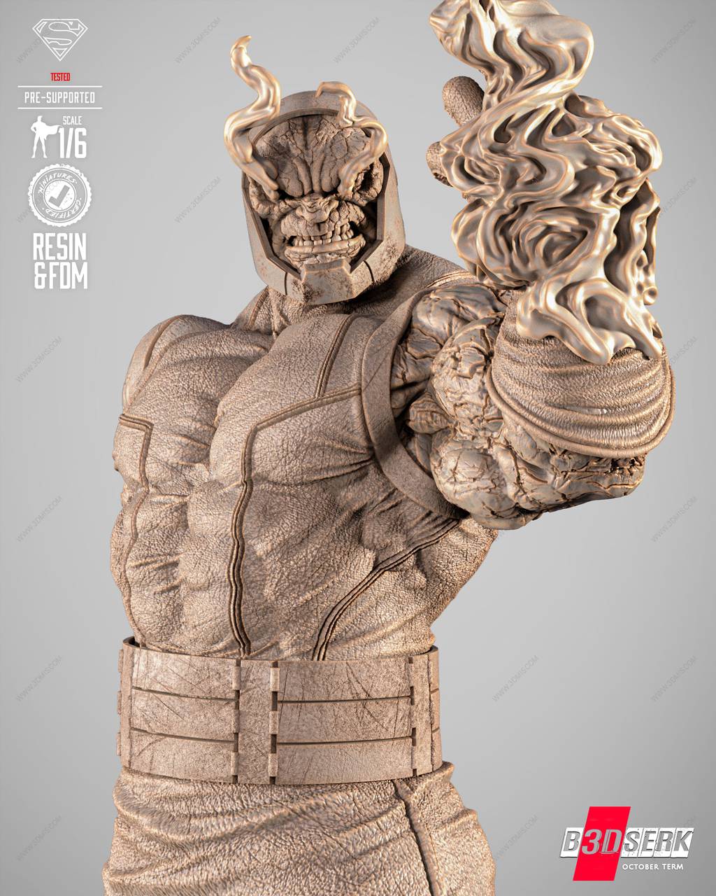 P站图纸印象馆 B3DSERK DC漫画 达克赛德 B3DSERK DC漫画 达克赛德