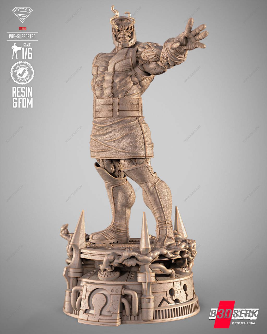 P站图纸印象馆 B3DSERK DC漫画 达克赛德 B3DSERK DC漫画 达克赛德