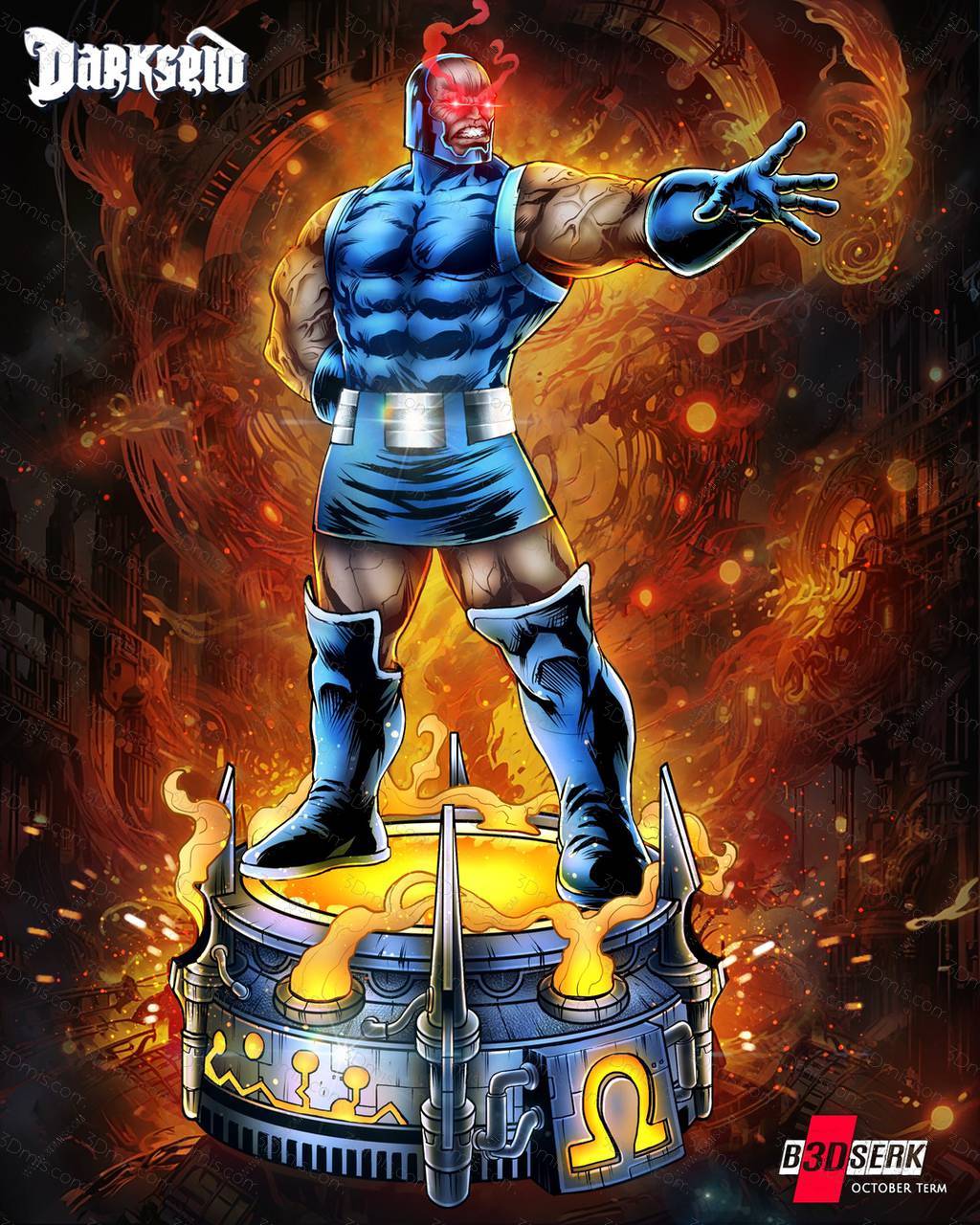 P站图纸印象馆 B3DSERK DC漫画 达克赛德 B3DSERK DC漫画 达克赛德