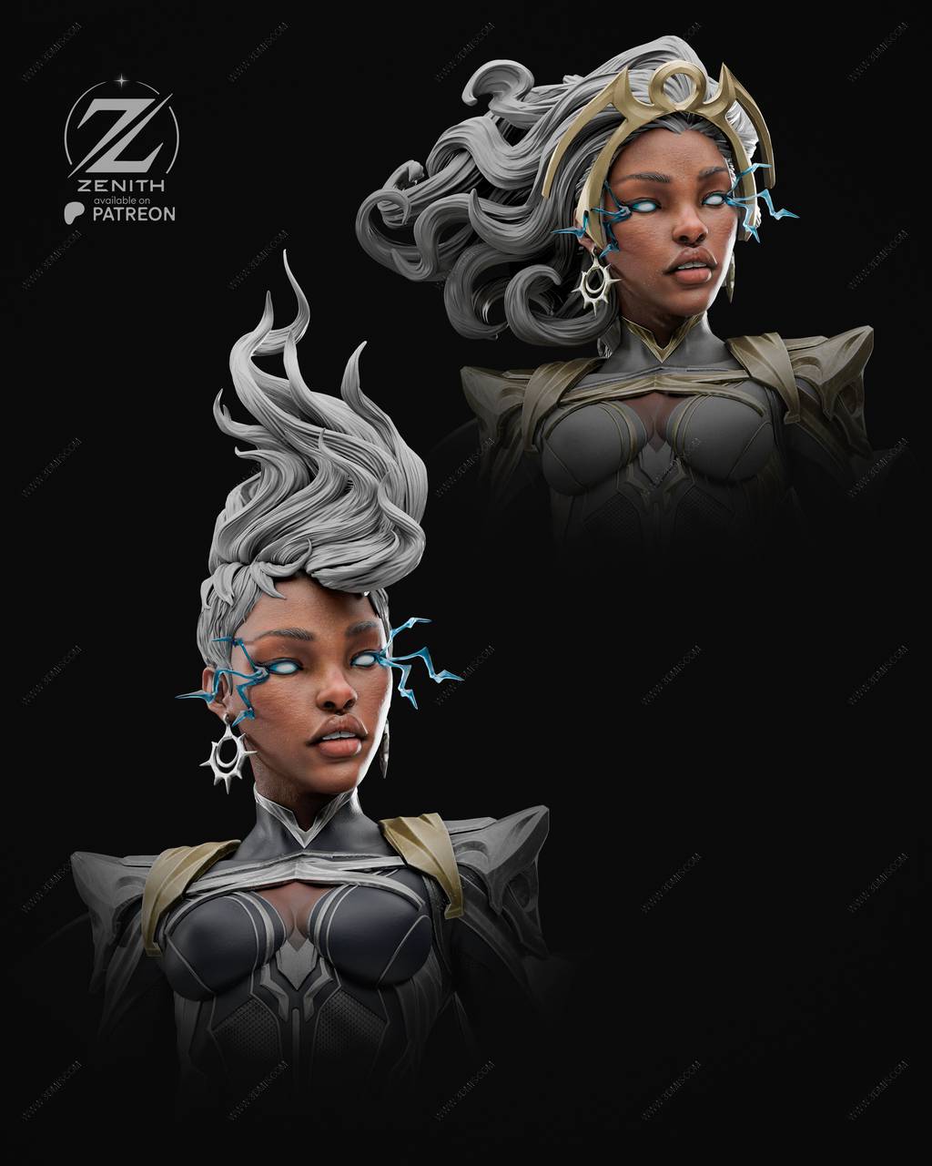 P站图纸印象馆 ZEZ STUDIOS 漫威 暴风女 ZEZ STUDIOS 漫威 暴风女