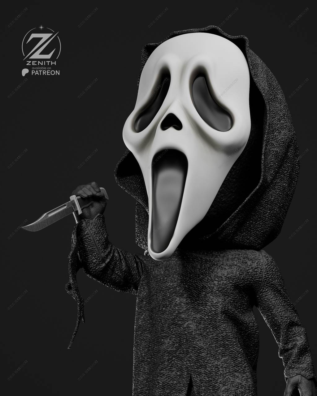 P站图纸印象馆 ZEZ STUDIOS 惊声尖叫 鬼脸 ZEZ STUDIOS 惊声尖叫 鬼脸