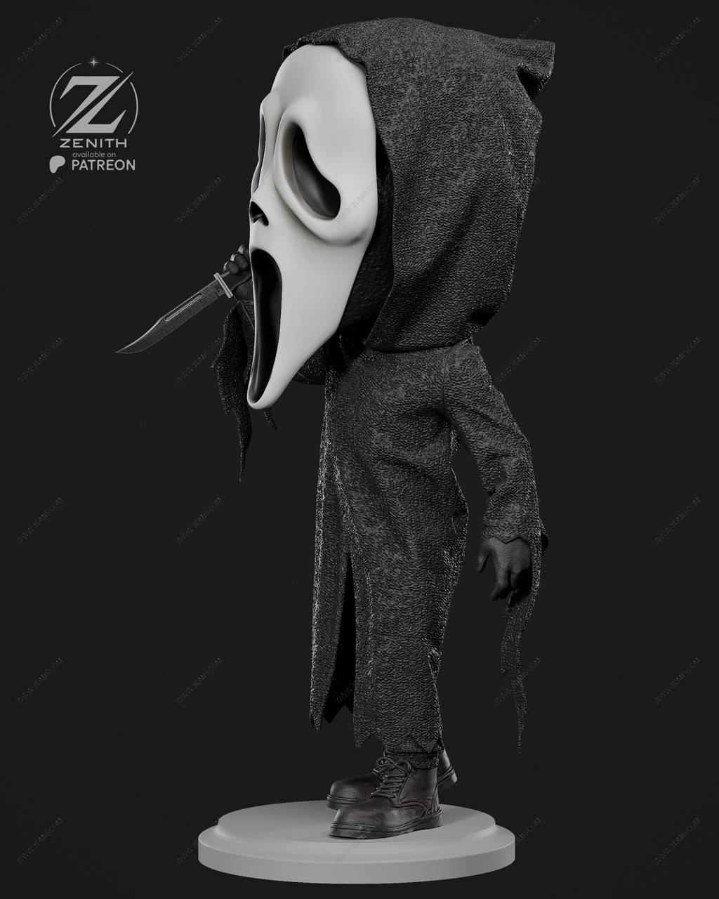 P站图纸印象馆 ZEZ STUDIOS 惊声尖叫 鬼脸 ZEZ STUDIOS 惊声尖叫 鬼脸