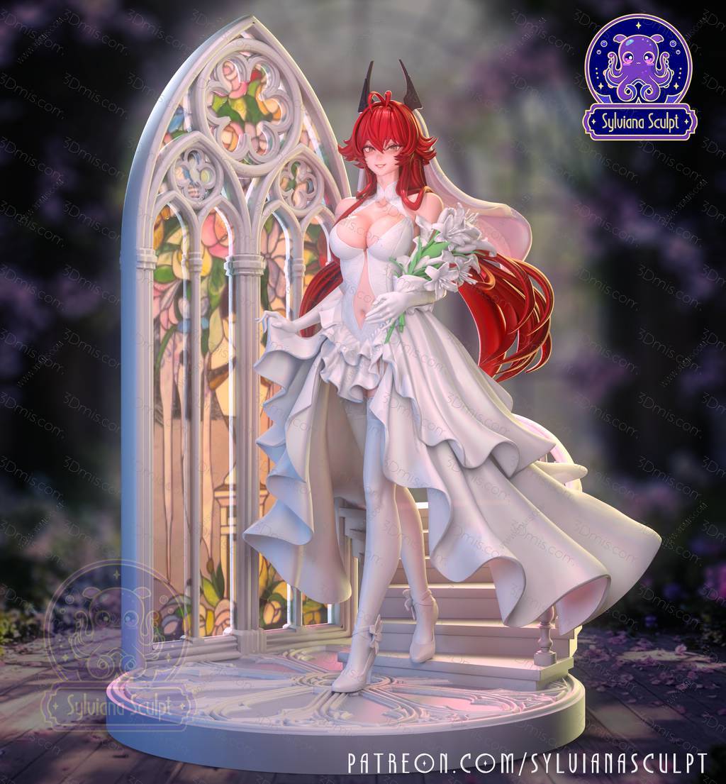 P站图纸印象馆 Sylviana 胜利女神:妮姬 新娘红莲 Sylviana 胜利女神:妮姬 新娘红莲