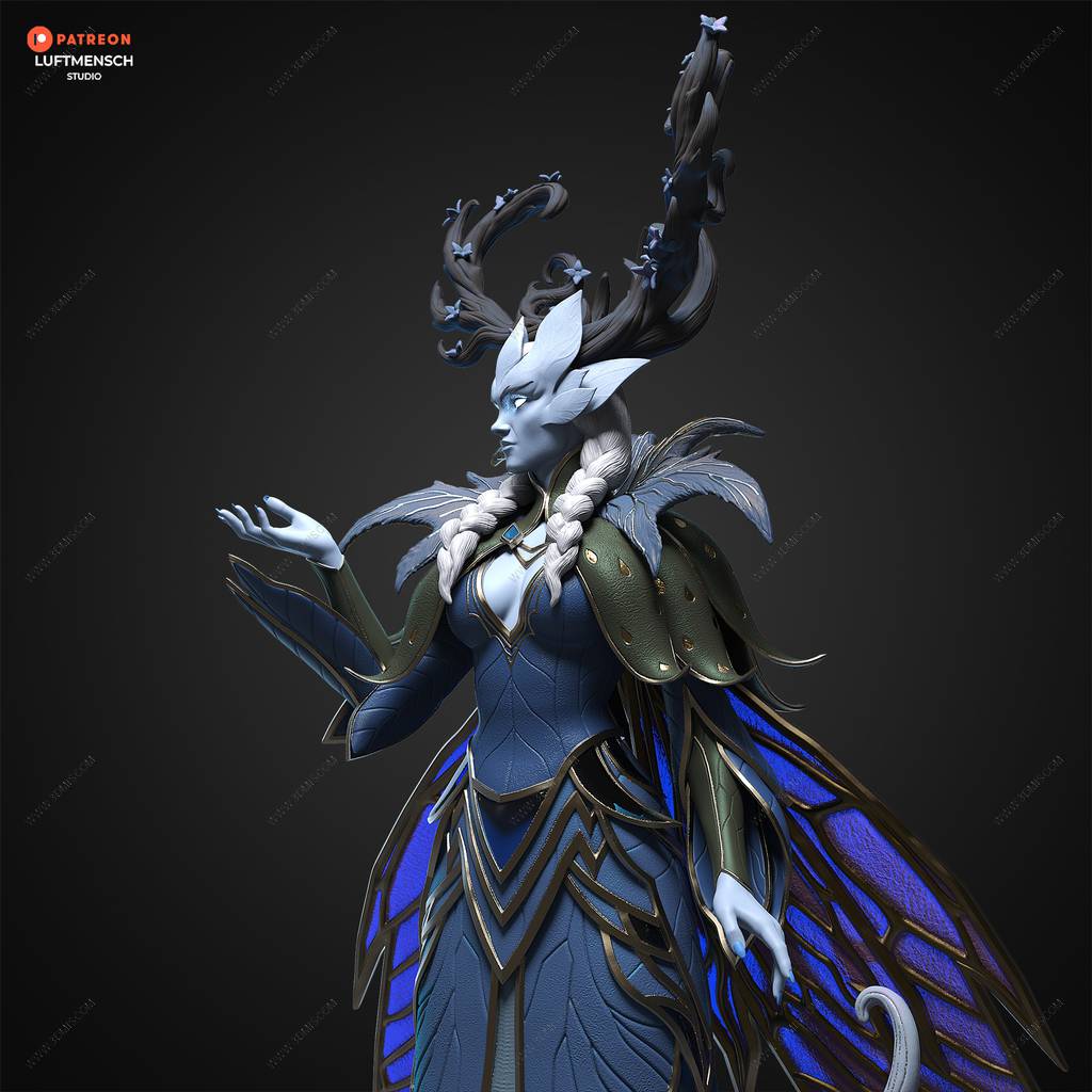 P站图纸印象馆 LuftMensch 魔兽世界 寒冬女王 LuftMensch 魔兽世界 寒冬女王