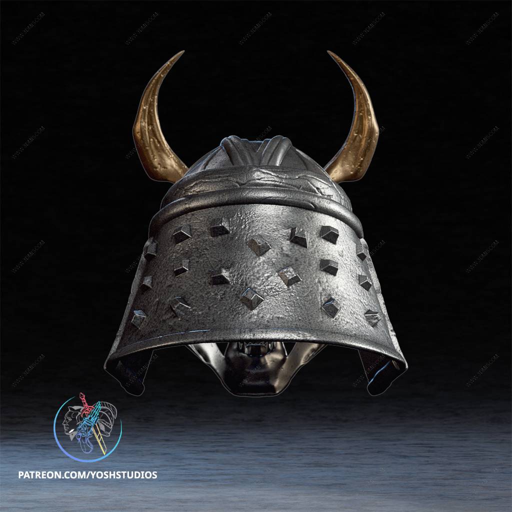 P站图纸印象馆 Yosh 真人快打 少康的面具 Yosh 真人快打 少康的面具