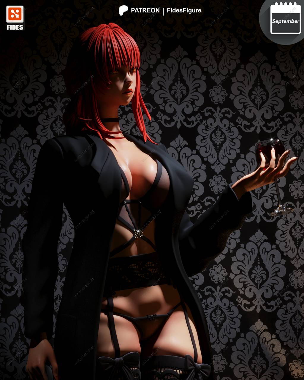 P站图纸印象馆 Fides Figure 链锯人 玛奇玛 Fides Figure 链锯人 玛奇玛