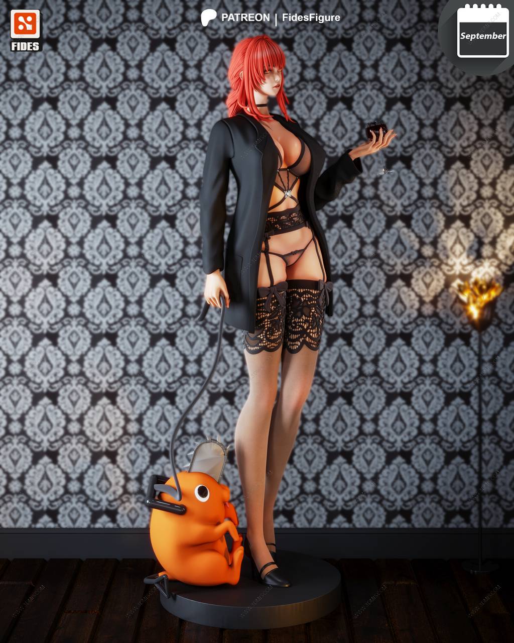 P站图纸印象馆 Fides Figure 链锯人 玛奇玛 Fides Figure 链锯人 玛奇玛