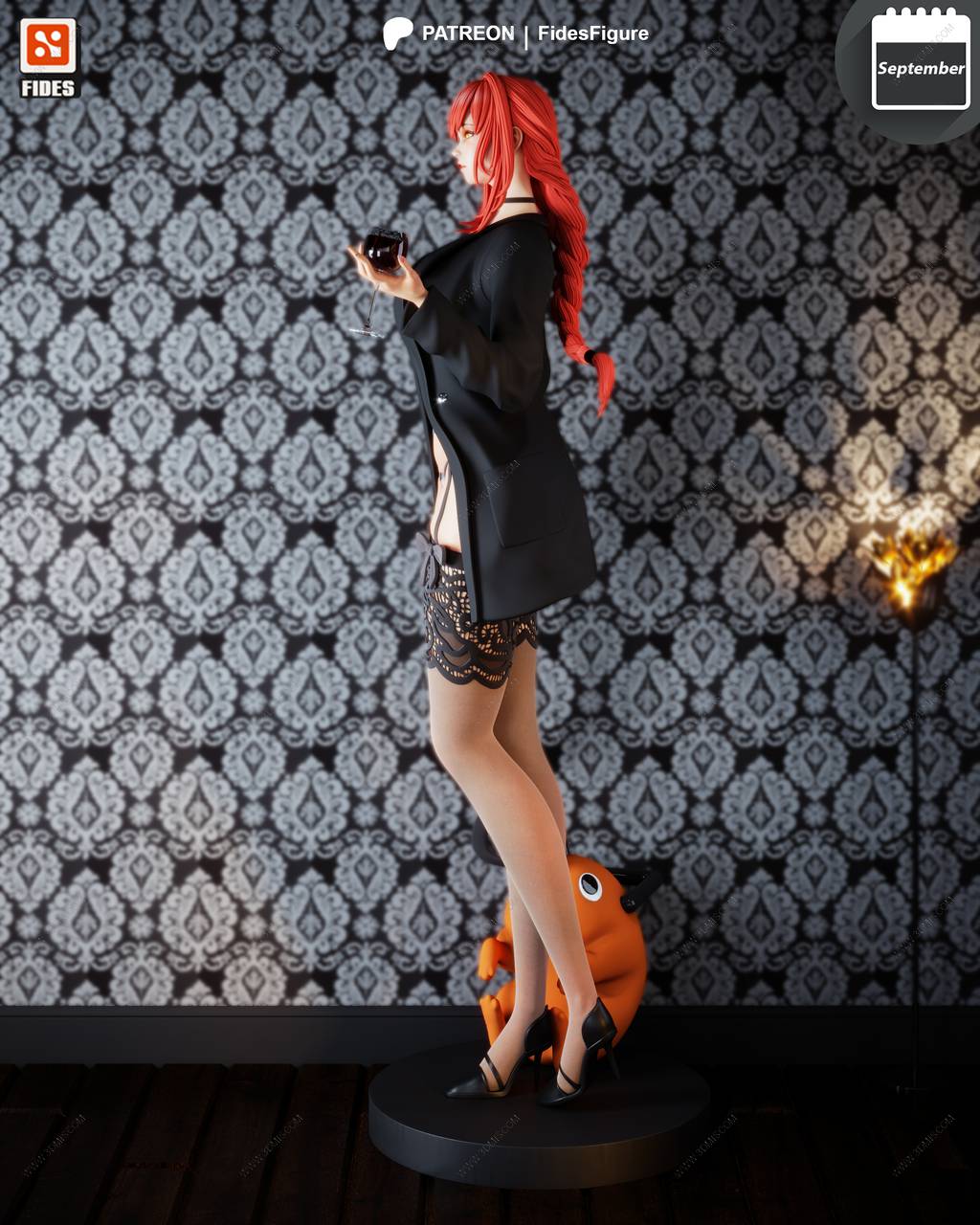 P站图纸印象馆 Fides Figure 链锯人 玛奇玛 Fides Figure 链锯人 玛奇玛