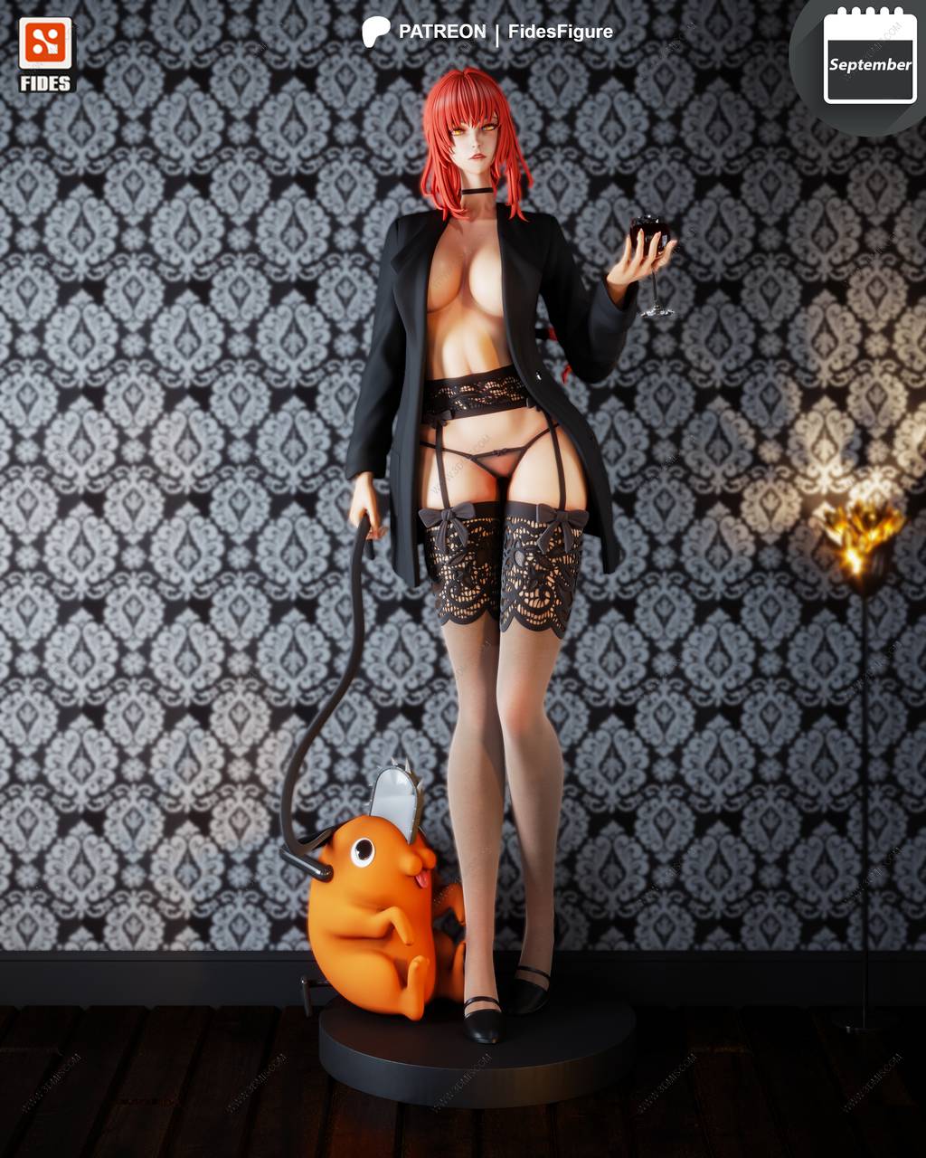 P站图纸印象馆 Fides Figure 链锯人 玛奇玛 Fides Figure 链锯人 玛奇玛