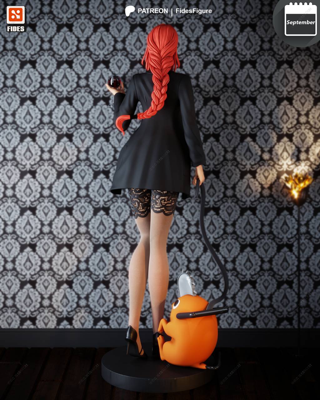 P站图纸印象馆 Fides Figure 链锯人 玛奇玛 Fides Figure 链锯人 玛奇玛