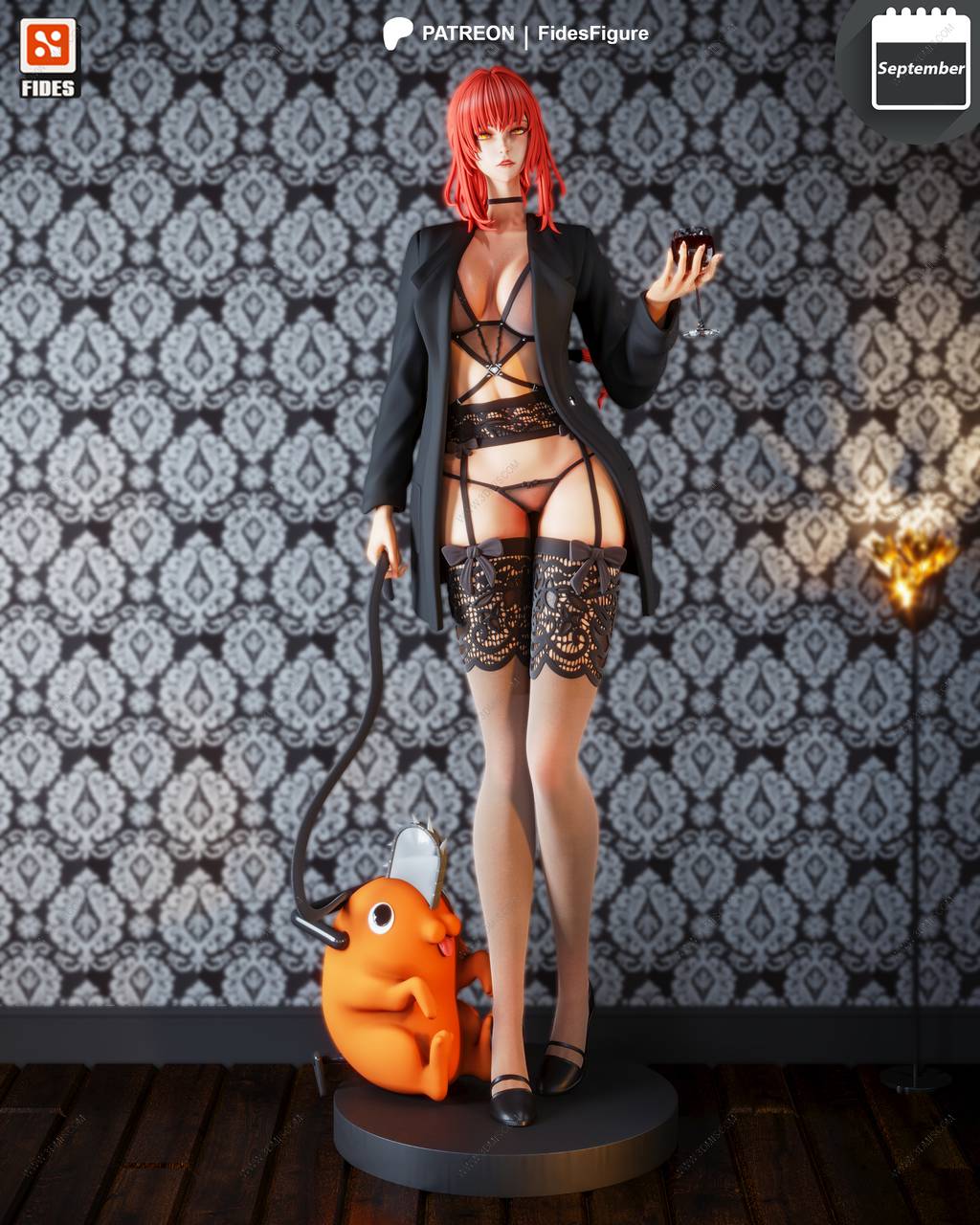 P站图纸印象馆 Fides Figure 链锯人 玛奇玛 Fides Figure 链锯人 玛奇玛