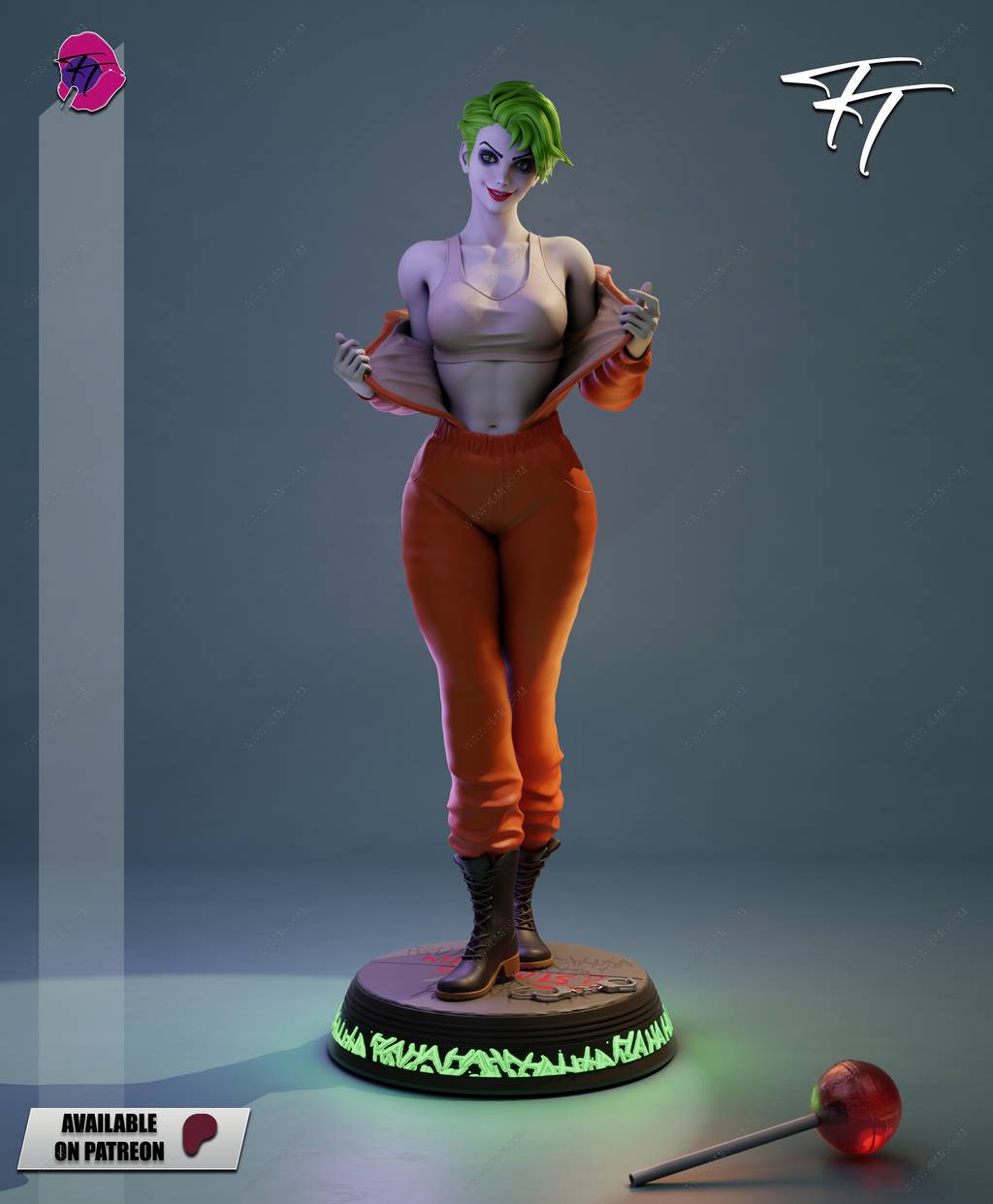 P站图纸印象馆 TT DC漫画 小丑 TT DC漫画 小丑