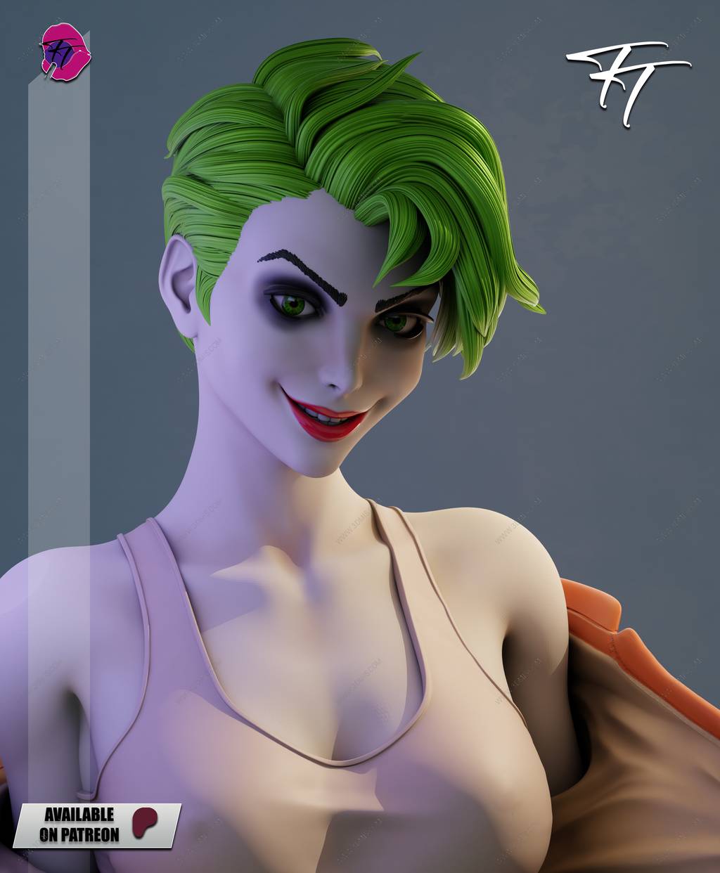 P站图纸印象馆 TT DC漫画 小丑 TT DC漫画 小丑