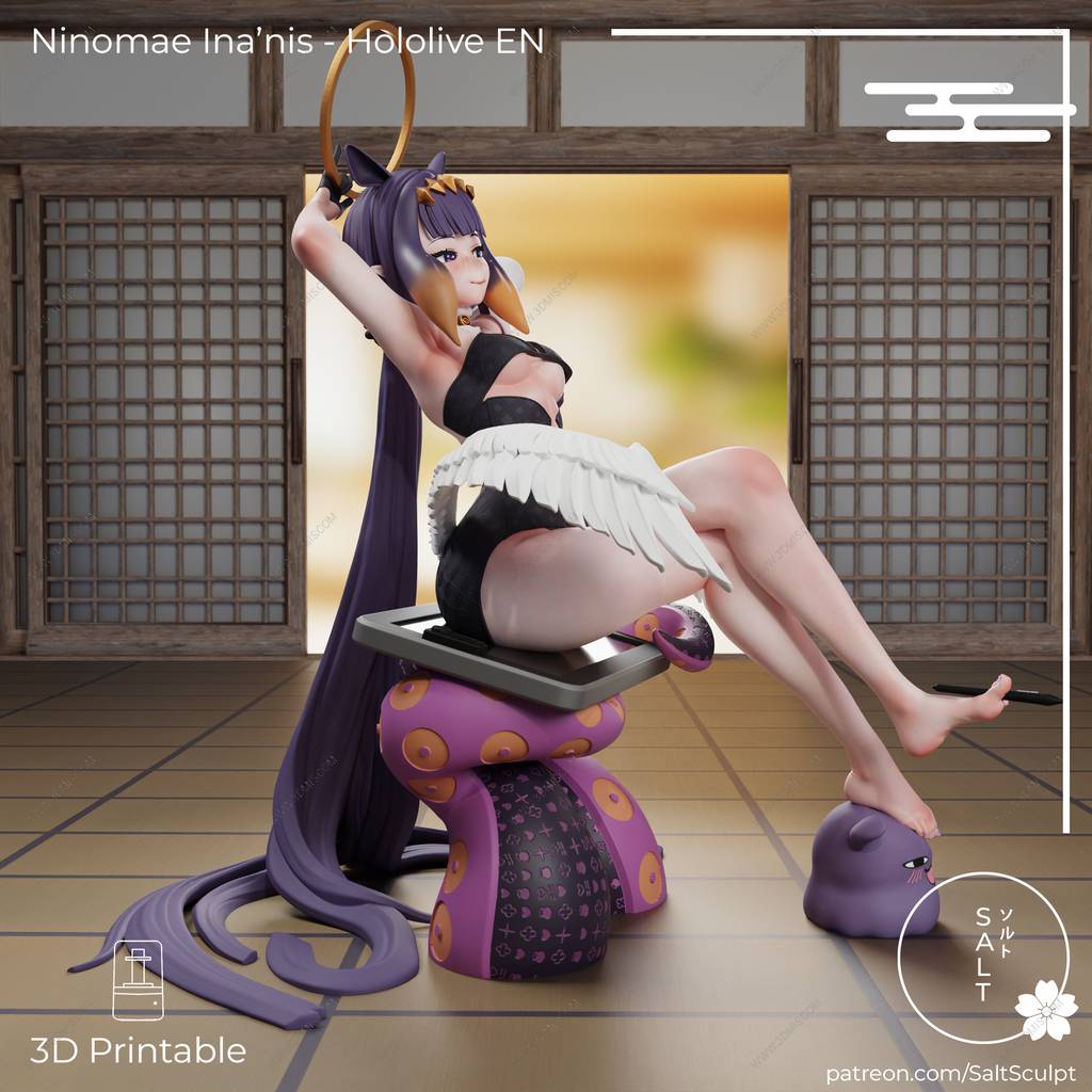 P站图纸印象馆 SaltSculpt 虚拟偶像 一之濑伊娜尼丝 SaltSculpt 虚拟偶像 一之濑伊娜尼丝