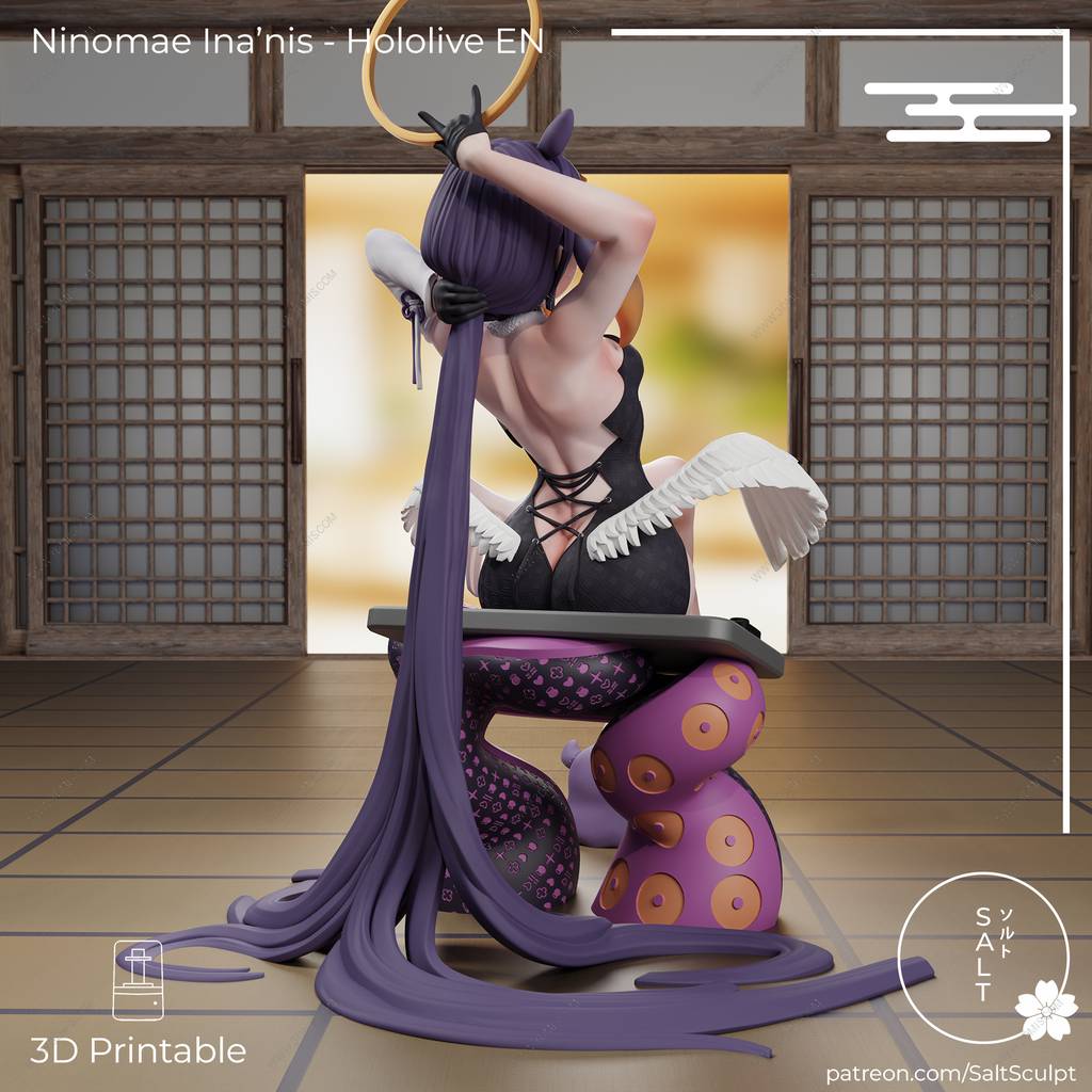 P站图纸印象馆 SaltSculpt 虚拟偶像 一之濑伊娜尼丝 SaltSculpt 虚拟偶像 一之濑伊娜尼丝