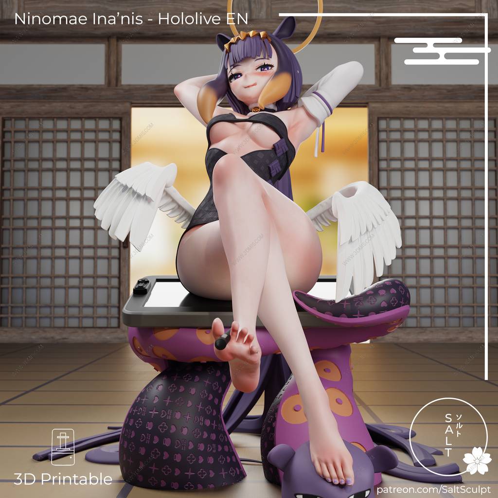 P站图纸印象馆 SaltSculpt 虚拟偶像 一之濑伊娜尼丝 SaltSculpt 虚拟偶像 一之濑伊娜尼丝