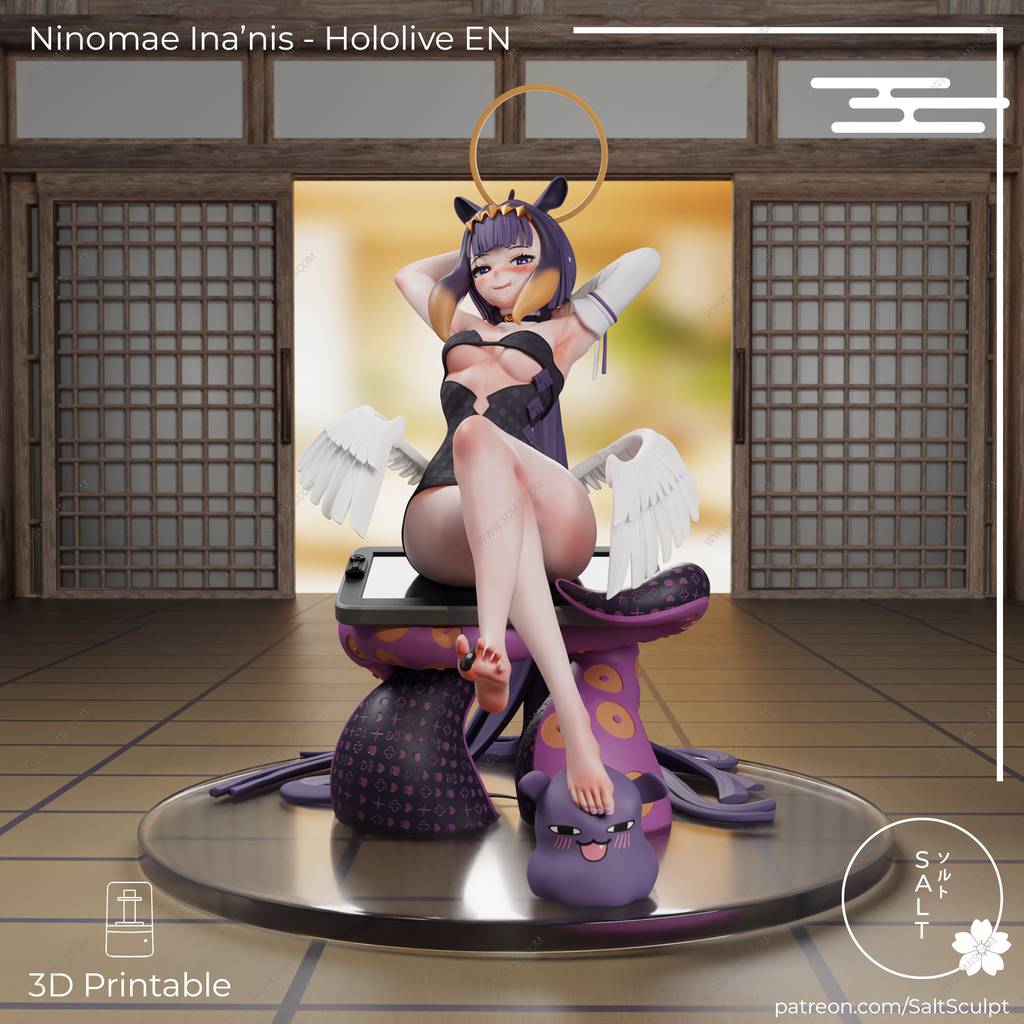 P站图纸印象馆 SaltSculpt 虚拟偶像 一之濑伊娜尼丝 SaltSculpt 虚拟偶像 一之濑伊娜尼丝