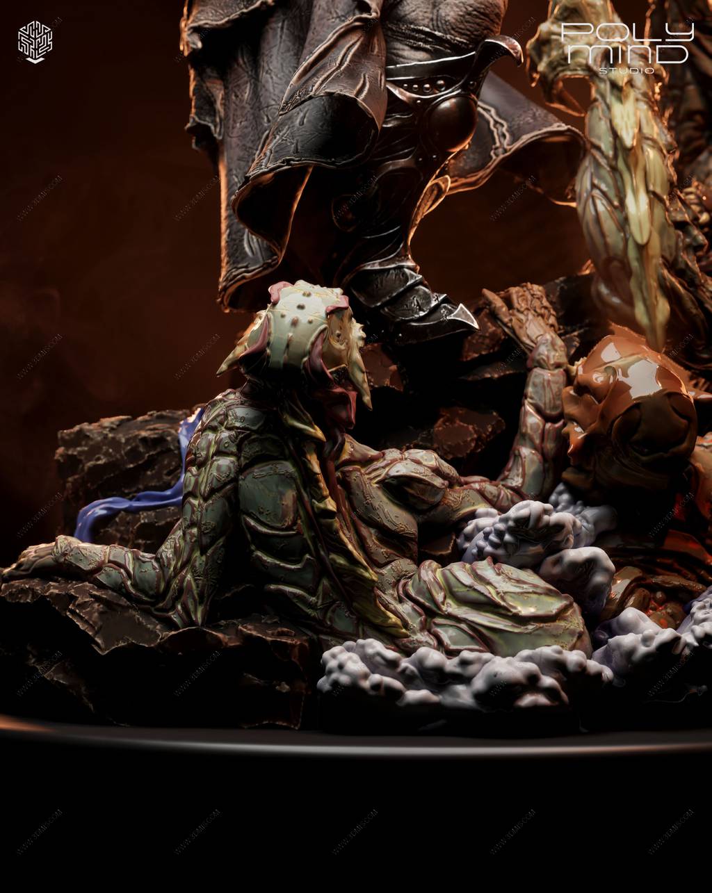 P站图纸印象馆 PolyMind 漫威 死亡使者 PolyMind 漫威 死亡使者