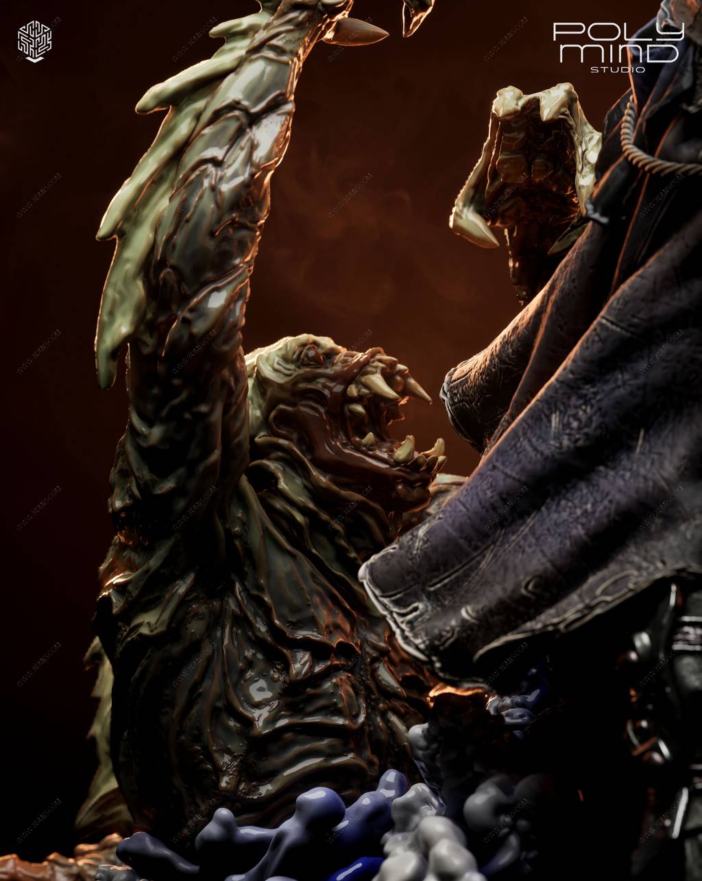 P站图纸印象馆 PolyMind 漫威 死亡使者 PolyMind 漫威 死亡使者