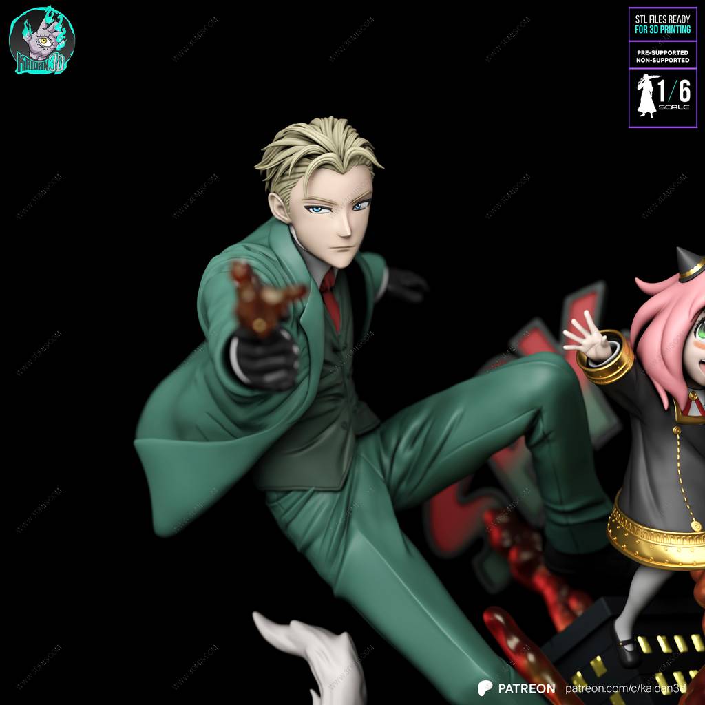 P站图纸印象馆 Kaidan 间谍过家家 约尔和洛伊德和阿尼亚 Kaidan 间谍过家家 约尔和洛伊德和阿尼亚