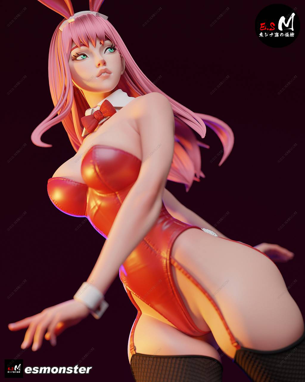 P站图纸印象馆 ESMonster 亲爱的弗兰克斯 零二兔女郎 ESMonster 亲爱的弗兰克斯 零二兔女郎