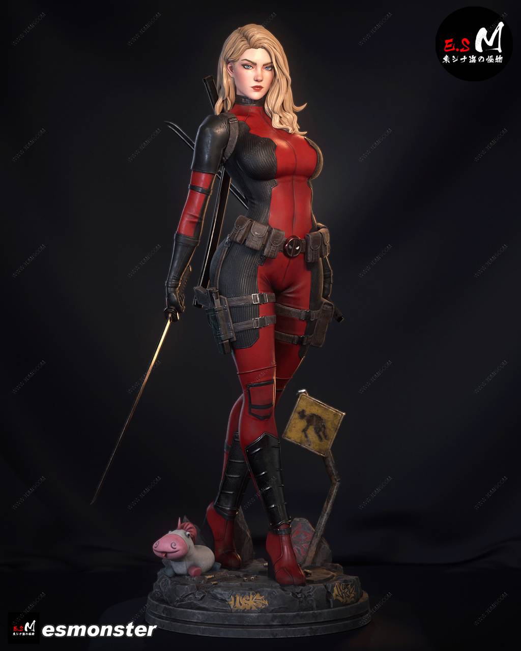 P站图纸印象馆 ESMonster 漫威 死待女士 ESMonster 漫威 死待女士