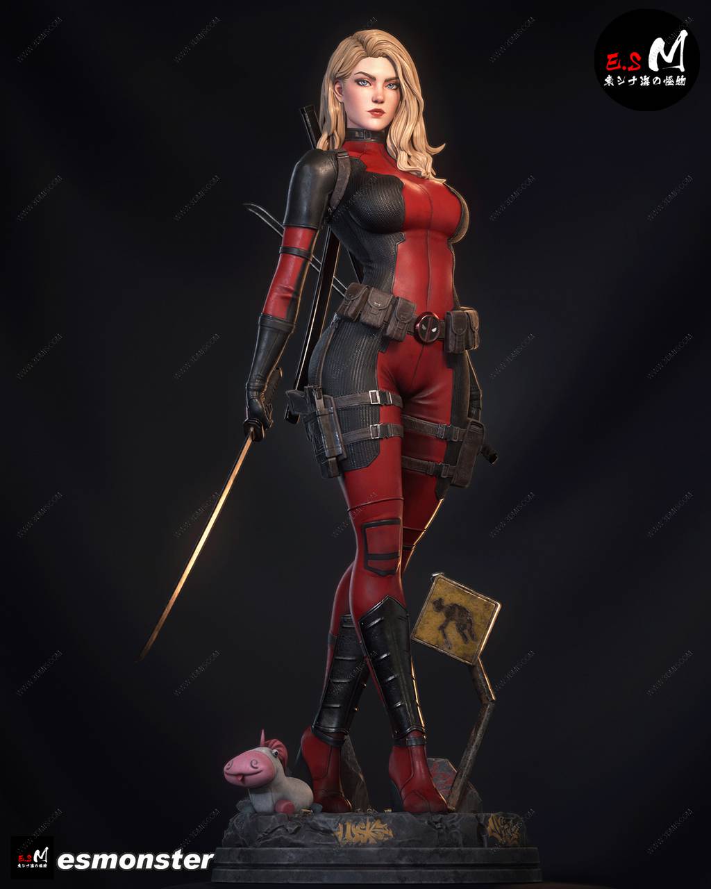 P站图纸印象馆 ESMonster 漫威 死待女士 ESMonster 漫威 死待女士