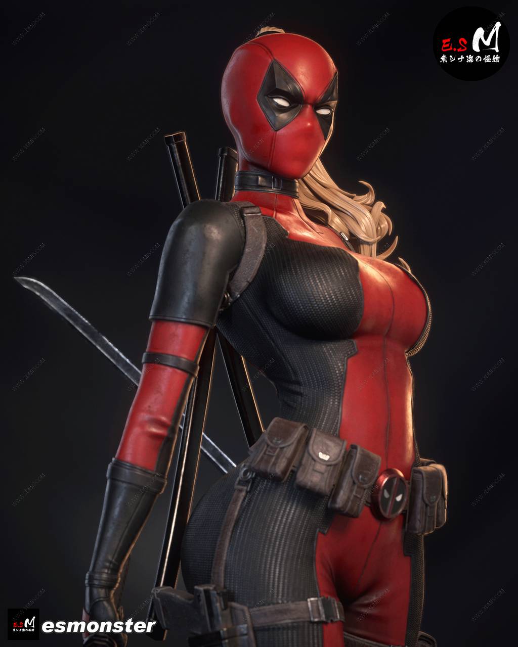 P站图纸印象馆 ESMonster 漫威 死待女士 ESMonster 漫威 死待女士