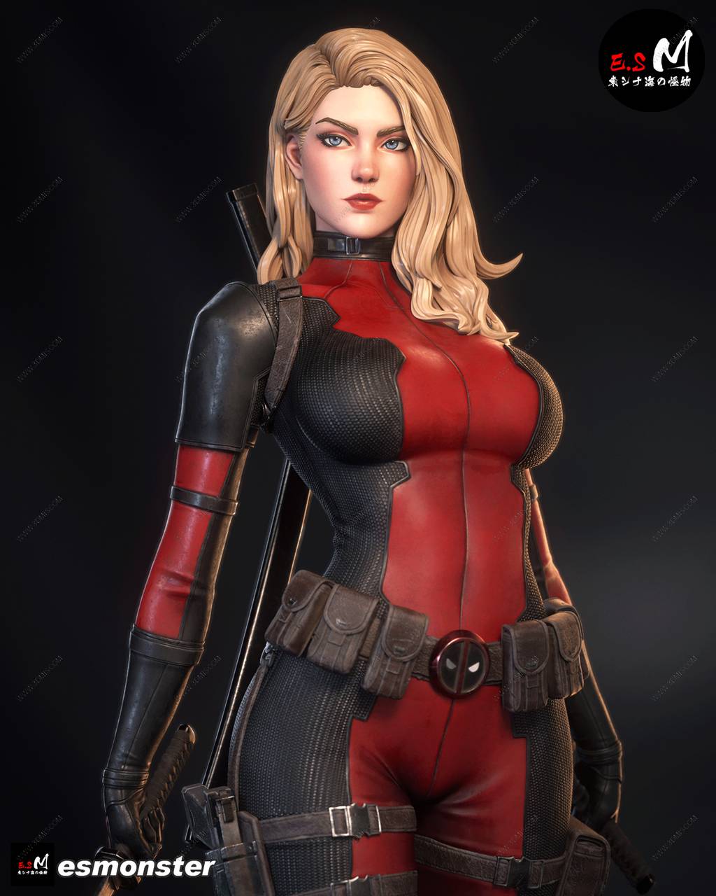 P站图纸印象馆 ESMonster 漫威 死待女士 ESMonster 漫威 死待女士
