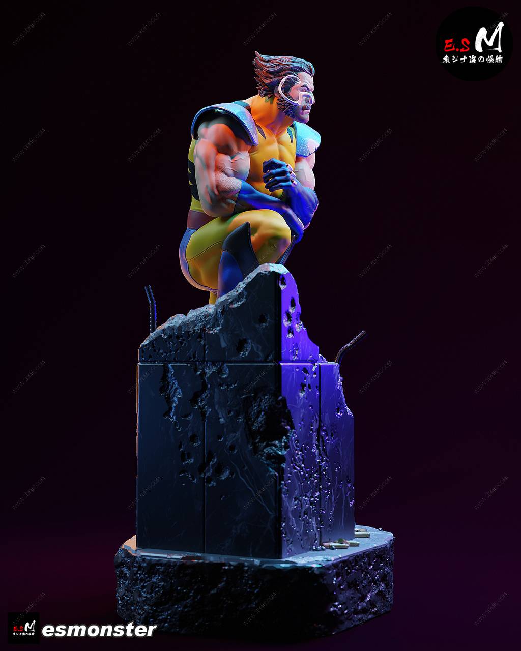 P站图纸印象馆 ESMonster 漫威 金钢狼 ESMonster 漫威 金钢狼