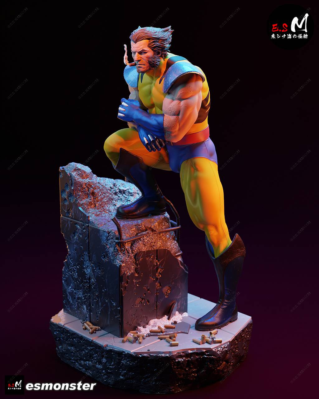 P站图纸印象馆 ESMonster 漫威 金钢狼 ESMonster 漫威 金钢狼